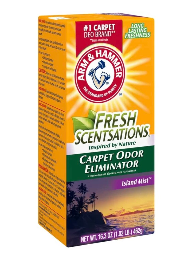 Arm & Hammer Fresh Sensations Island Mist Carpet Odor Eliminator 16.3 Oz - Image 2